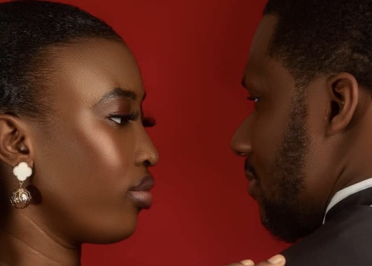 Serge Grah et sa fiancée