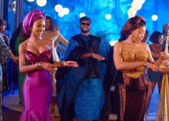 Zeinab Bancé au tournage du clip de Kerozen