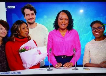 La journaliste présentatrice, Dominique Tchimbakala a fait ses adieux aux téléspectateurs de TV5 Monde Afrique