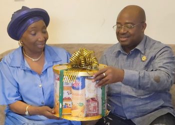 Akoto Olivier et Aïcha Koné