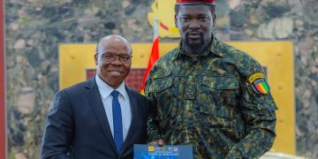 A'Salfo reçu en audience par le Général Mamadi Doumbouya