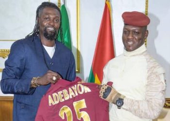 Emmanuel Adebayor et Charles Kaboré chez le Capitaine Ibrahim Traoré