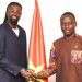 Emmanuel Adebayor reçu par le ministre des Sports