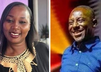 Mme Ossohou et son époux Pat Sako