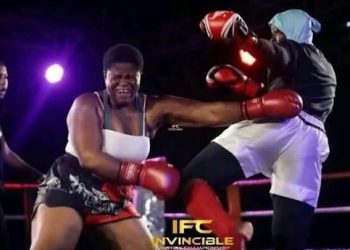 Maïmouna Sanogo et la combattante malienne Adam Diaptilé