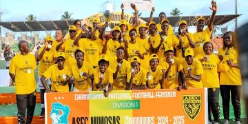 Le mercredi 14 mai 2025, le stade Robert Champroux de Marcory a vibré au rythme de la 26e et dernière journée du championnat national féminin de Ligue 1
