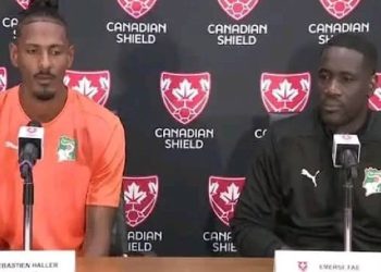 Sébastien Haller et Emerse Faé