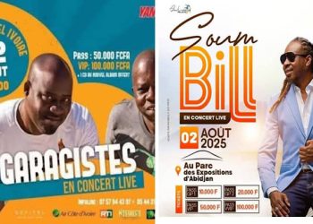 Le concert du groupe zouglou Les Garagistes