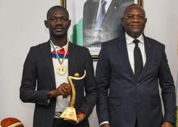 Adjé Silas Metch, a reçu en audience ce mercredi le 18 juin 2025 Gnagne Elian Serge Esmel