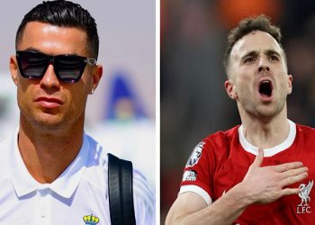 Cristiano Ronaldo et Diogo Jota