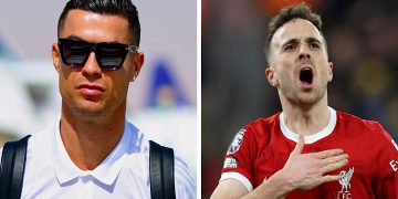Cristiano Ronaldo et Diogo Jota