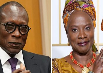Patrice Talon et Angélique Kidjo