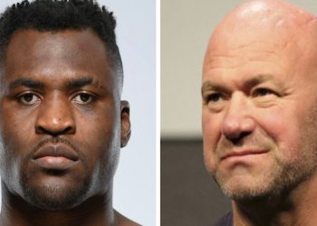 Francis Ngannou et Dana White