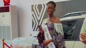 Fatima Koné, candidate N°27, a officiellement été récompensée le 11 juillet 2025 pour sa brillante victoire au concours Miss Côte d’Ivoire 2025