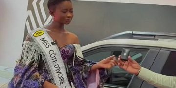 Fatima Koné, candidate N°27, a officiellement été récompensée le 11 juillet 2025 pour sa brillante victoire au concours Miss Côte d’Ivoire 2025