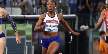 Marie-Josée Ta Lou Smith a remporté l’épreuve du 100 mètres féminin lors de l’étape italienne de la Diamond League