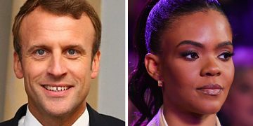 Emmanuel Macron et Candace Owens