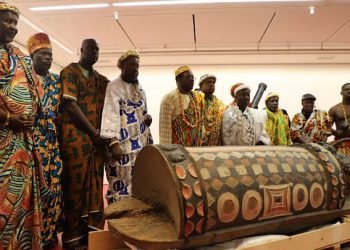 Le gouvernement a annoncé, ce mercredi 31 juillet 2025, la restitution du célèbre tambour-parleur « Djidji Ayôkwé »