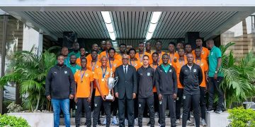 les Éléphanteaux Juniors ont été chaleureusement reçus ce jeudi 31 juillet 2025 par le Président de la Fédération Ivoirienne de Football (FIF), M. Yacine Idriss Diallo