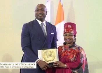 Ali Diarrassouba a été distingué ce lundi 4 août 2025 lors de la cérémonie solennelle de remise du Prix National d’Excellence