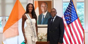 Olivia Yacé a été accueillie le 20 août 2025 par Son Excellence Monsieur Ibrahima Touré