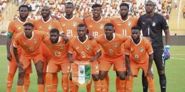 L'equipe de Côte d’Ivoire