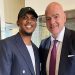 Gianni Infantino et Samuel Eto’o