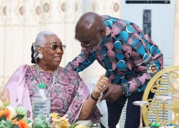 Jean-Marc Yacé et Marie-Thérèse Houphouët-Boigny