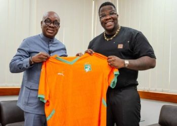 Apoutchou National chez le président de la FIF