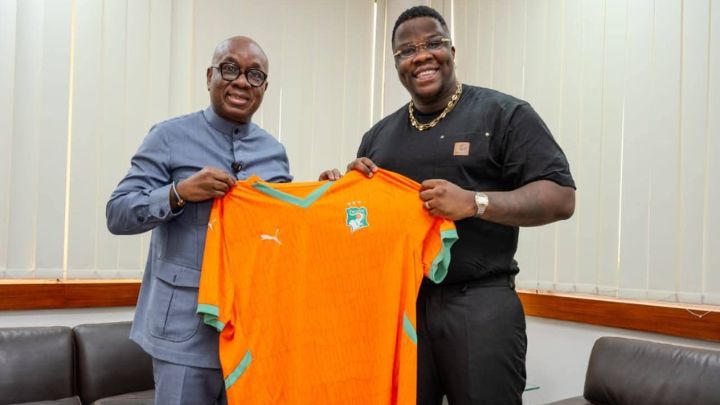 Apoutchou National chez le président de la FIF