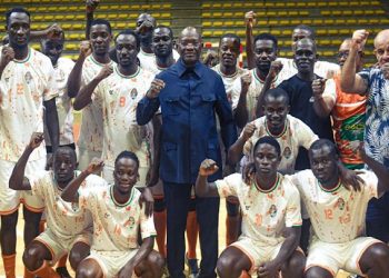 Le ministre délégué aux Sports, Adje Metch, a rendu visite ce lundi 22 septembre aux Éléphants Maracaniers