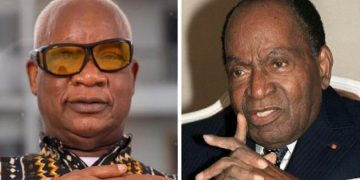 Bamba Bakary et Houphouet Boigny