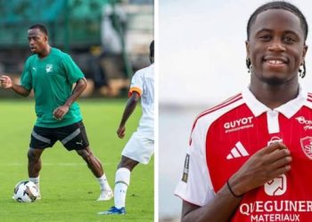 Wilfried Singo et Jean-Philippe Gbamin