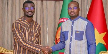 Hugues Fabrice Zango, a été reçu ce mercredi 15 octobre 2025 par le Premier ministre burkinabè Jean Emmanuel Ouédraogo