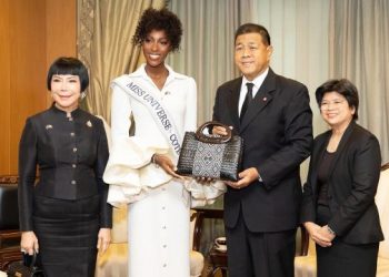 Olivia Yacé, Miss Univers Côte d’Ivoire 2025 a été reçue au Ministère des Affaires étrangères de Thaïlande