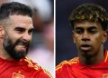 Dani Carvajal et Lamine Yamal