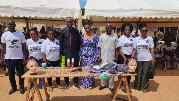 Bocanda : L’Institut AudeAka Beauty au cœur d’une formation gratuite en coiffure pour 30 jeunes femmes