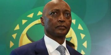 Le président de la Confédération africaine de football (CAF)