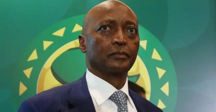 Le président de la Confédération africaine de football (CAF)