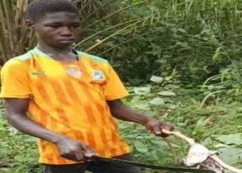 Kindoh Ahoussou Jeannot, selon Yakro Infos, élève de 4ᵉ au Collège Moderne Jeannot Ahoussou Kouadio de Raviart, fait aujourd’hui figure de héros