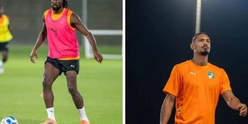 Sébastien Haller et Evann Guessand