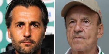 Patrice Beaumelle et Gernot Rohr