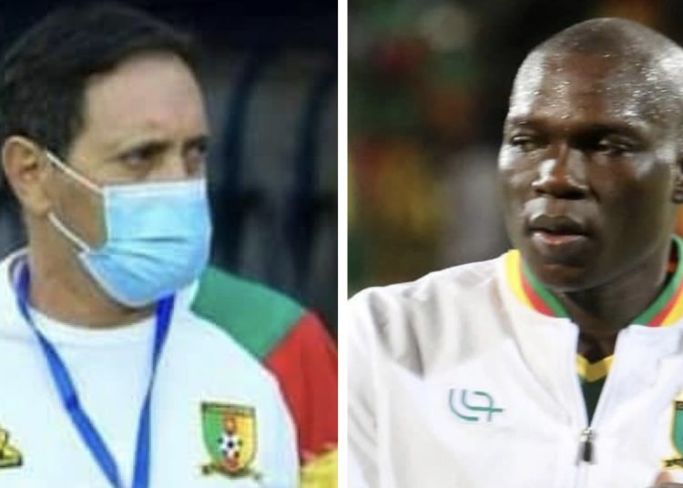 Vincent Aboubakar et Antonio Conceicao