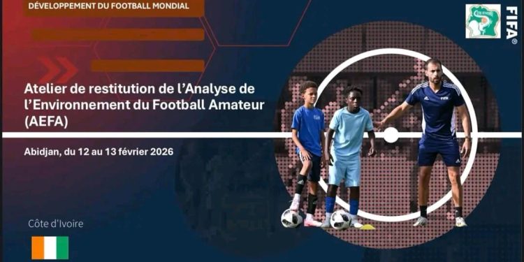 La Fédération Internationale de Football Association (FIFA), en collaboration avec la Fédération Ivoirienne de Football (FIF), organise du 12 au 13 février 2026 un atelier de restitution de l’Analyse de l’Environnement du Football Amateur (AEFA)