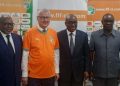 Le président de la Fédération Ivoirienne de Football (FIF), Idriss Diallo, a accordé une audience ce vendredi 13 mars 2026 à l’ambassadeur d’Allemagne en Côte d’Ivoire, Matthias Veltin