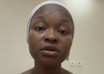 La directrice de l’orphelinat « Dieu peut tout faire » d'Agnibilékrou