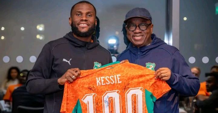 Le capitaine des Éléphants, Franck Kessié, a été honoré ce lundi 30 mars 2026