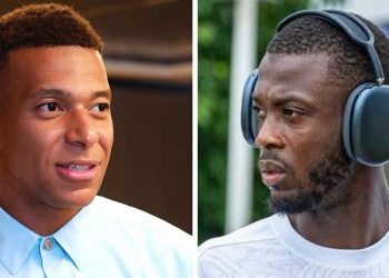 Kylian Mbappé et Nicolas Pépé