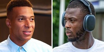 Kylian Mbappé et Nicolas Pépé