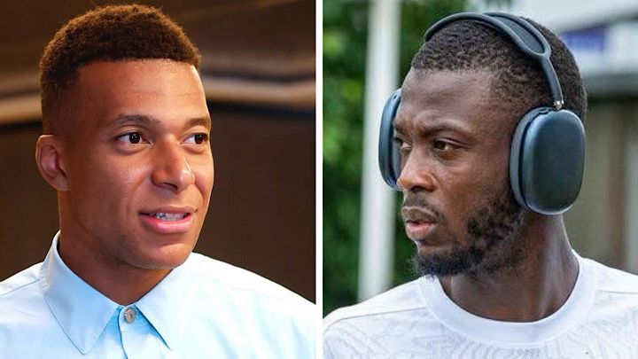 Kylian Mbappé et Nicolas Pépé